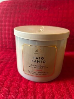 White Barn Palo Santo Soy Wax Candle - Cream